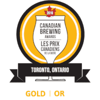 Médaille d'or aux Prix canadiens de la bière de Toronto 2019