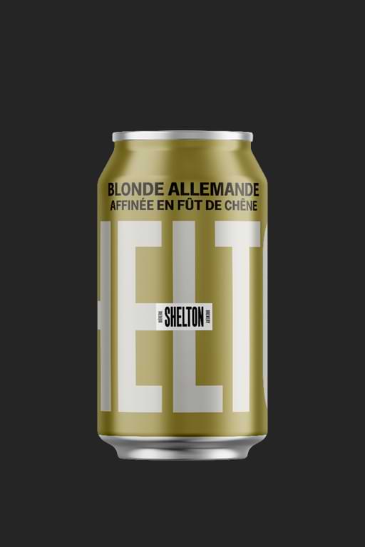 Bièrerie Shelton Blonde allemande affinée en fut de chêne